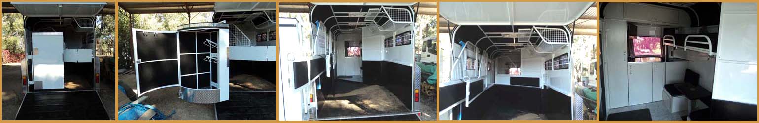 17' Angle Load Horse Float Camper